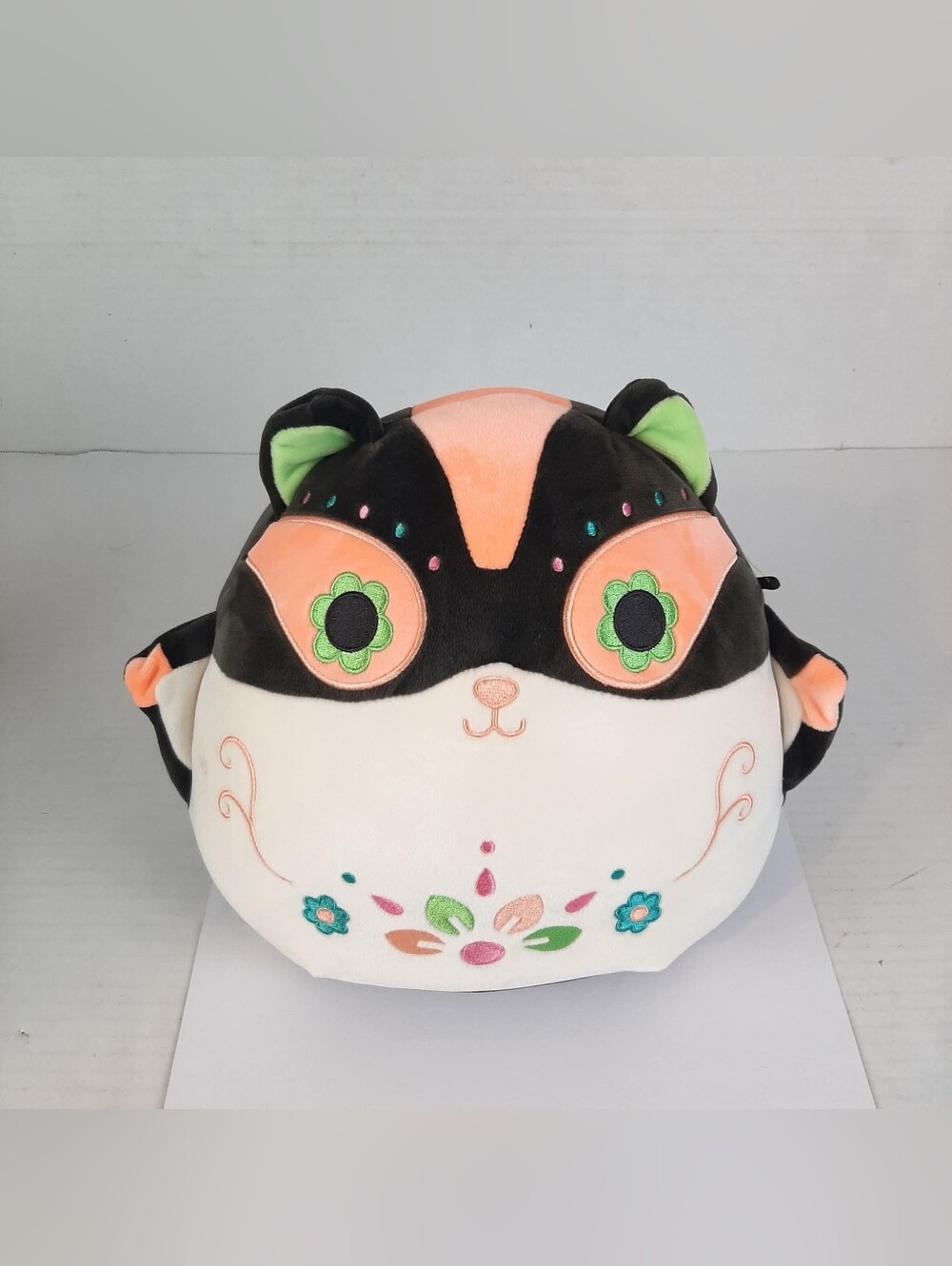 Squishmallows Elvio Day Of The Dead 11" Sugar Glider Plush Halloween